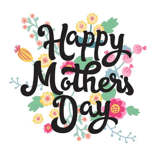 Happy Mothers Day — Stock Vector