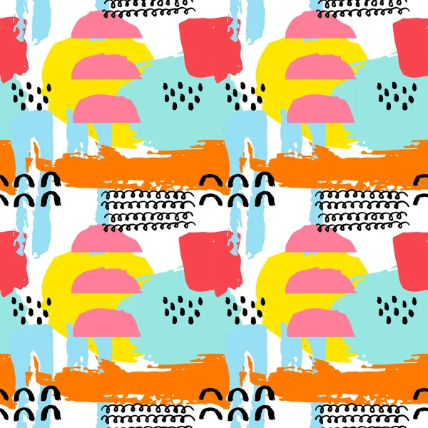 Pattern of retro memphis style