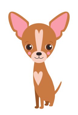 Köpek Chihuahua İllüstrasyon