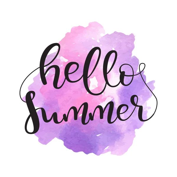 Hello summer card — Stock Vector