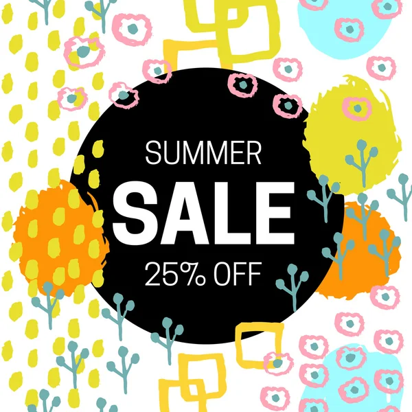 Yaz Satılık illüstrasyon