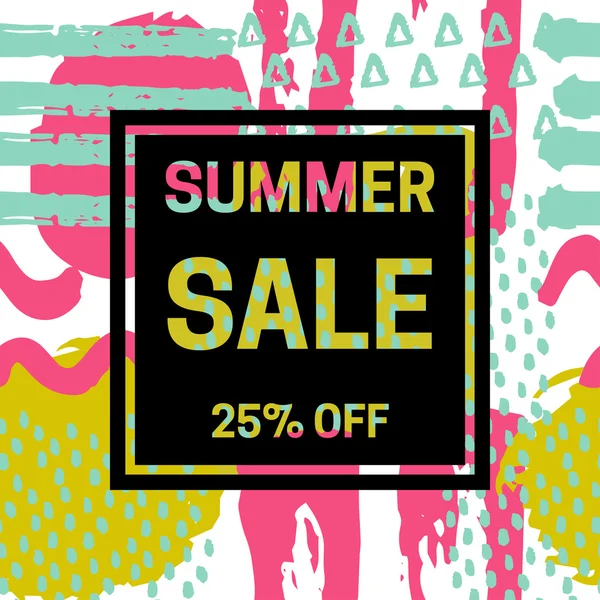 Yaz Satılık illüstrasyon