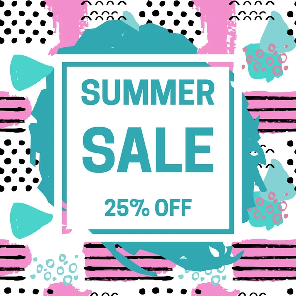 Yaz Satılık illüstrasyon