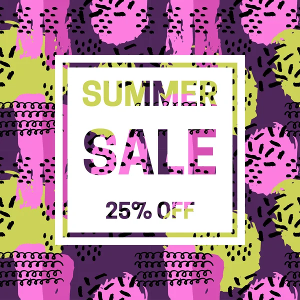 Yaz Satılık illüstrasyon