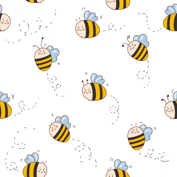 Illustration vectorielle de l'abeille — Image vectorielle