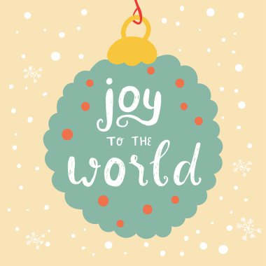 Joy to the world  clipart