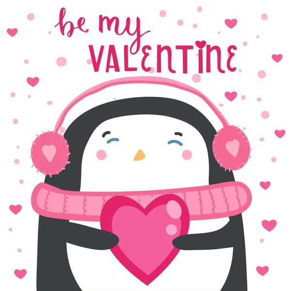 Cute greeting card for valentines day — Διανυσματικό Αρχείο