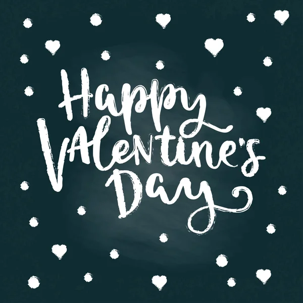 Vektorové písmo nabídky Happy Valentines Day. — Stockový vektor