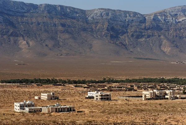 Yemen. Köy mou arka plan üzerinde Sokotra Adası