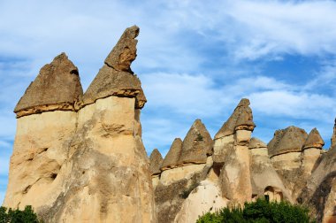Rahatlama Türk Kapadokya'nın tuhaf formları. Göreme Ulusal p
