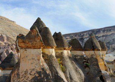 Rahatlama Türk Kapadokya'nın tuhaf formları. Göreme Ulusal p