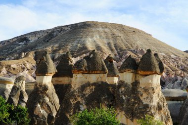 Rahatlama Türk Kapadokya'nın tuhaf formları. Göreme Ulusal p