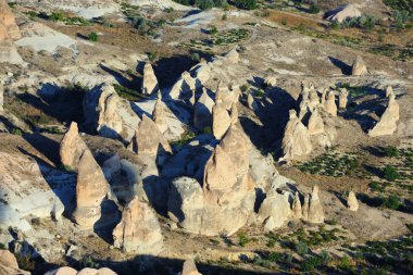 Rahatlama Türk Kapadokya'nın tuhaf formları. Göreme Ulusal p