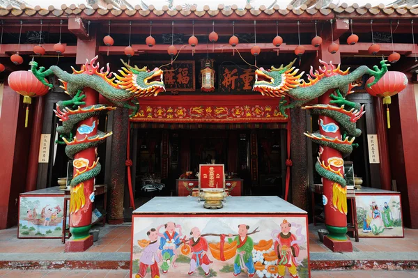 Kinesisk tempel i Melaka. Malaysia – stockfoto