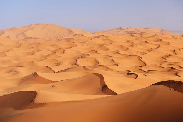 Marokkó. Homokdűnék a szaharai sivatagban — Stock Fotó