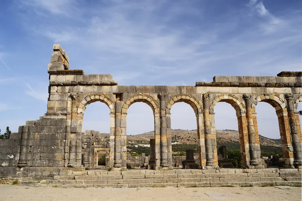 Marruecos. Las ruinas de la antigua ciudad romana de Volubilis — Foto de Stock