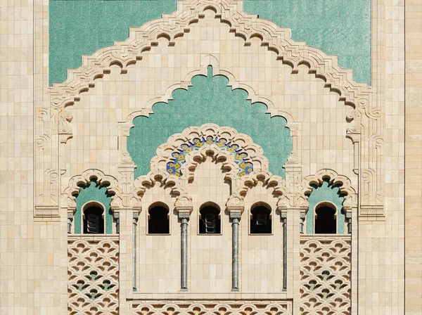 Marokko. Detail der hassan ii Moschee in Casablanca — Stockfoto