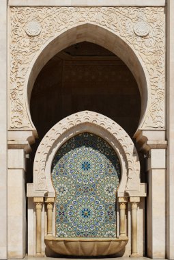 Fas. Hassan Ii Camii Casablanca'ayrıntı 