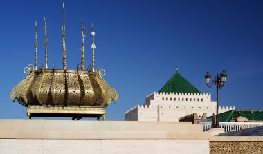 Fas. Mohammed V Rabat Türbesi  