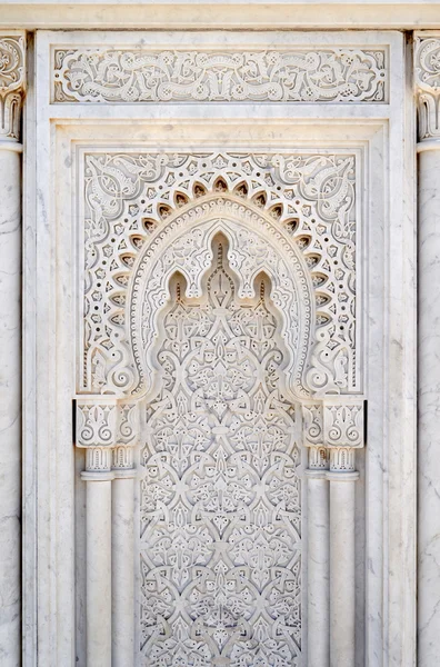 Moroccan decor of the mausoleum of Mohammed V in Rabat — Stock Photo, Image