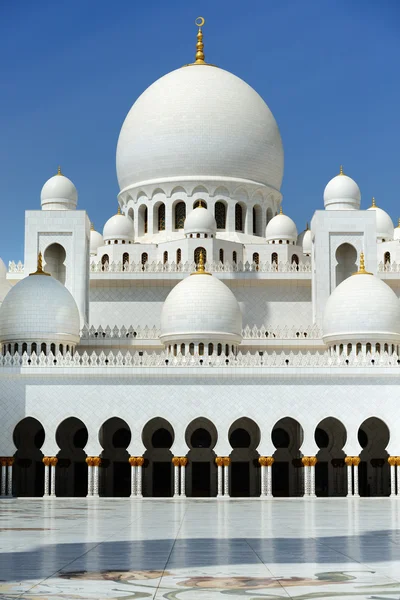 Abu Dhabi. Moschea Sheikh Zayed — Foto Stock