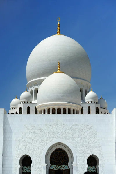 Abu-dhabi. Schejk zayed-moskén — Stockfoto