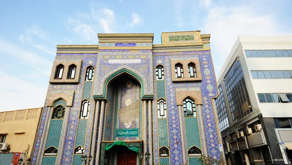 Irański Meczet w dzielnicy bur dubai — Zdjęcie stockowe