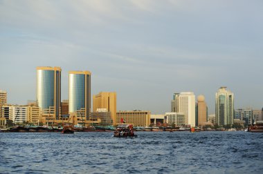 Körfez Dubai Creek görünümünden Deira