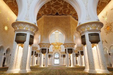 Sheikh Zayed Camisi Abu-Dabi iç