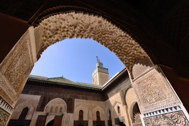 Fas. Medreseler Bou Inania Fes