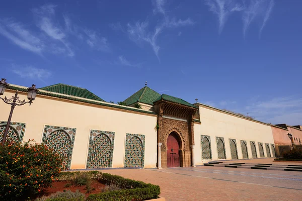 O Mausoléu Moulay Ismail. Meknes, Marrocos — Fotografia de Stock