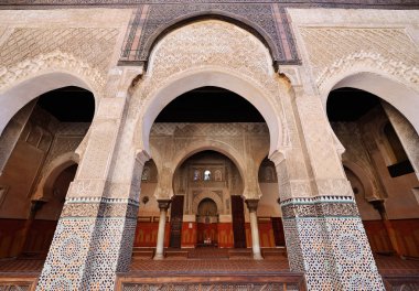 Fas. Medreseler Bou Inania Fes