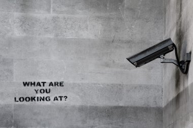 Banksy's 'cctv' graffiti Londra