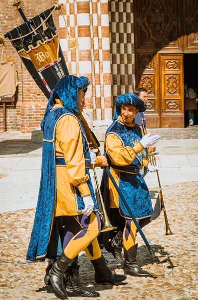 Medieval parade in Asti — Stock Photo, Image