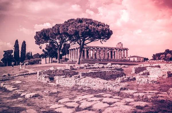 Templos griegos de Paestum en Italia —  Fotos de Stock