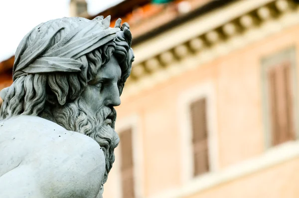 Bernini Çeşmesi, Piazza Navona, Roma ben — Stok fotoğraf
