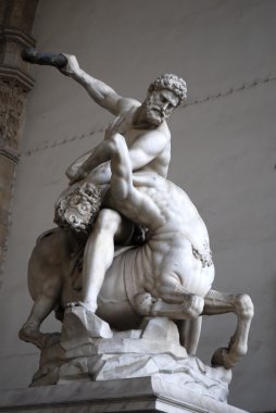 Hercules with the centaur Nessus, Gianbologna clipart
