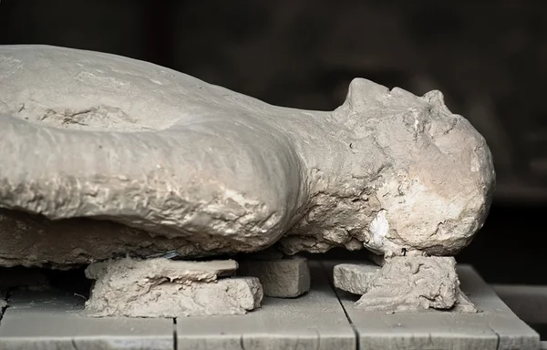 Victim of the eruption in Pompei — Stock Photo, Image