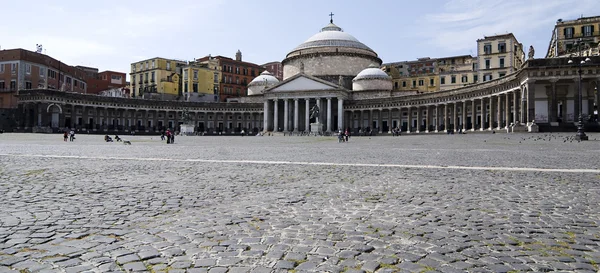 Piazza Plebiscito mit Weitwinkel fotografiert — Stockfoto