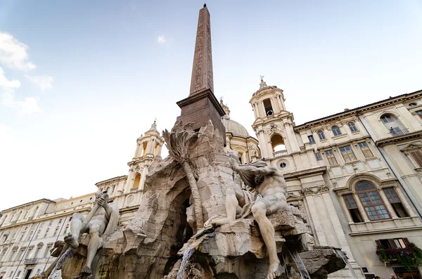 Piazza Navona Rooma — kuvapankkivalokuva