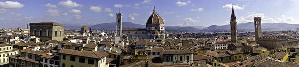 Skyline von Florenz, Duomo und Palazzo Vecchio — Stockfoto