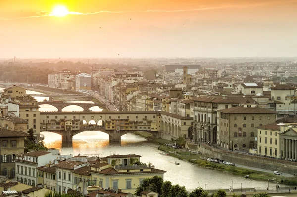 Florence in senset — Stock Photo, Image