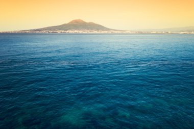 Vesuvius and Bay of Naples clipart