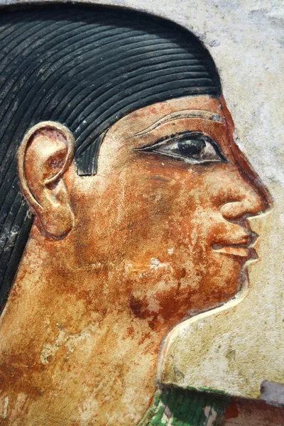 Ancient Egyptian wall painting — Stock Photo, Image