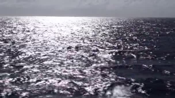 Навигация в океане — стоковое видео