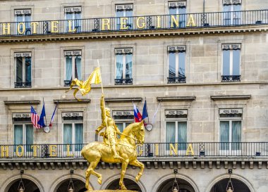 Joan of Arc , Paris, France clipart