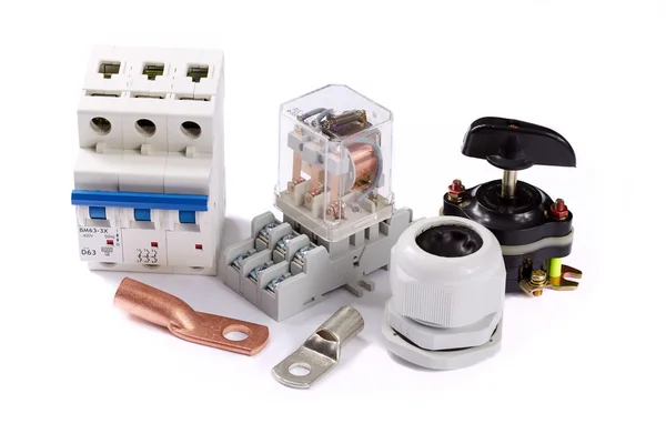 Elektrische Komponenten und Geräte — Stockfoto