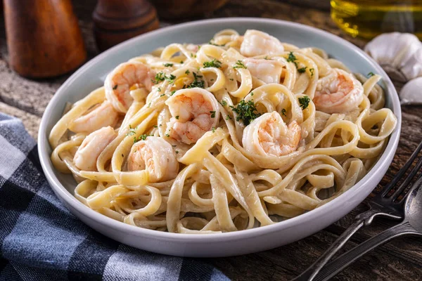 Fettucini Baharatlı Karides