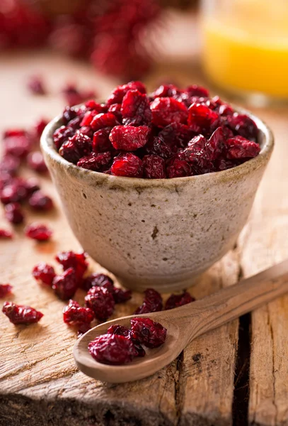 Gedroogde cranberries — Stockfoto
