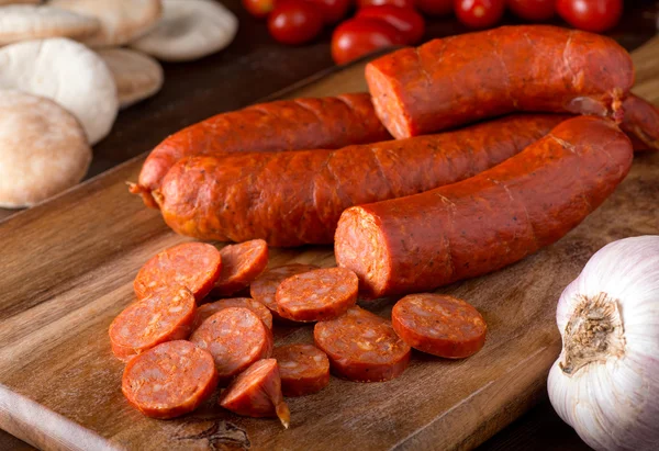 Merguez Sausage — Fotografie, imagine de stoc